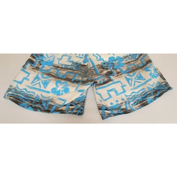 Vintage Newport BLUE Men's 90s Swim Trunks Blue - Picture 8 of 12